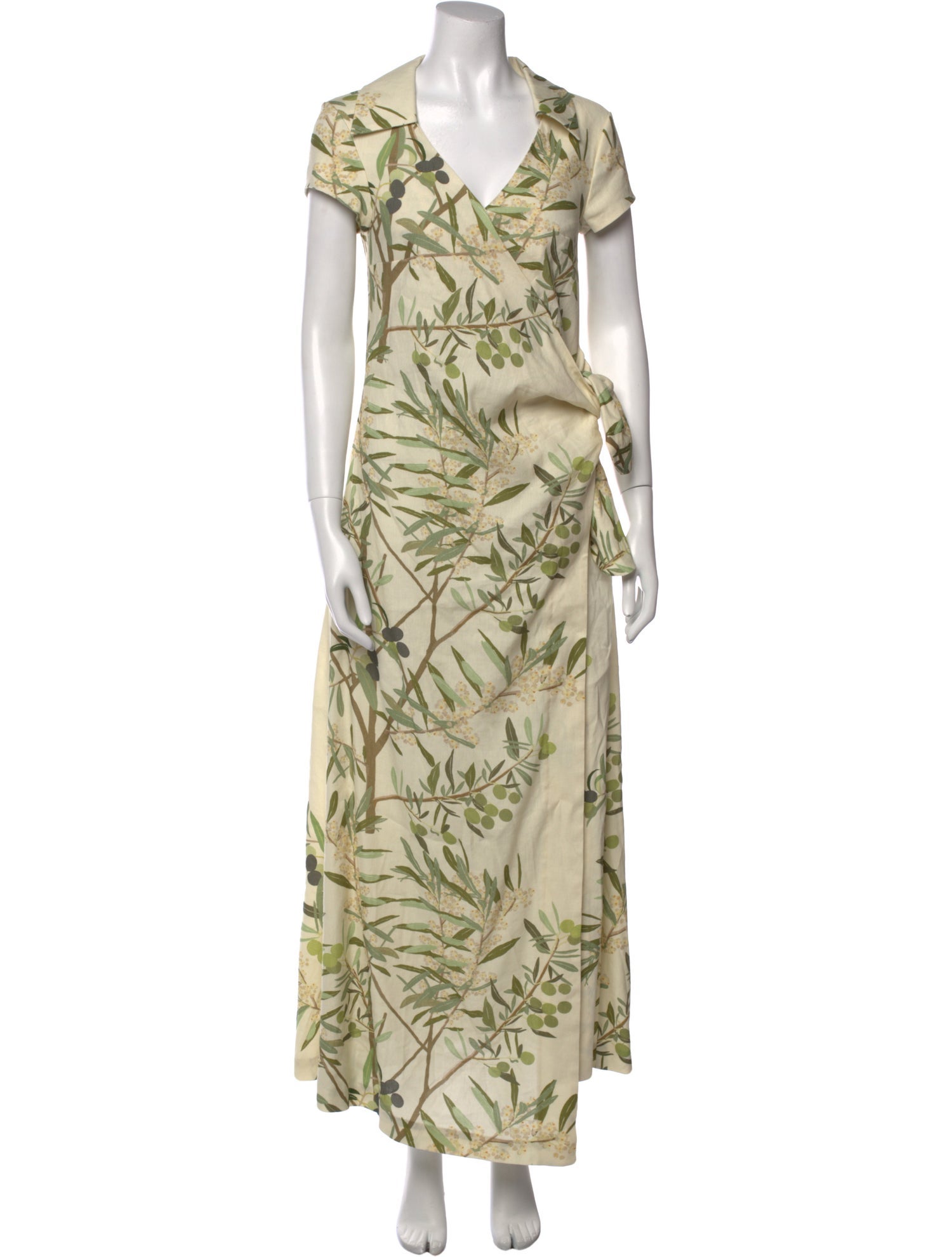 Bernadette Printed V-Neck Sweater