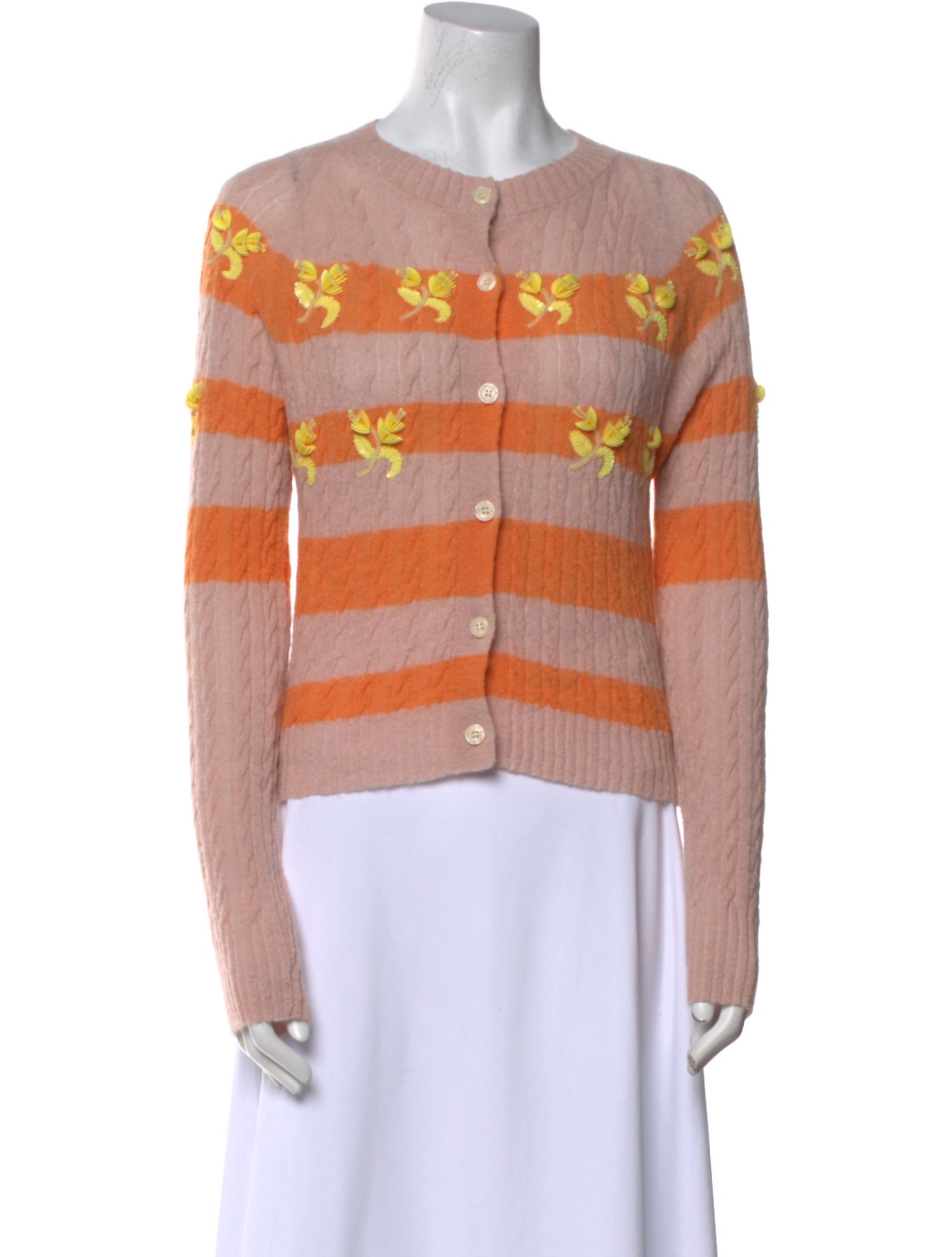 Bernadette Baby Alpaca Striped Sweater w/ Tags