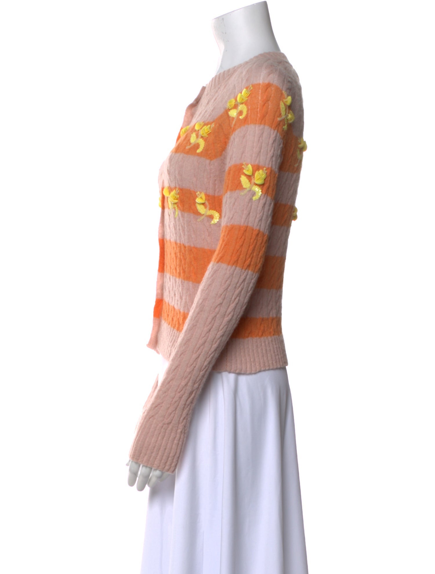 Bernadette Baby Alpaca Striped Sweater w/ Tags