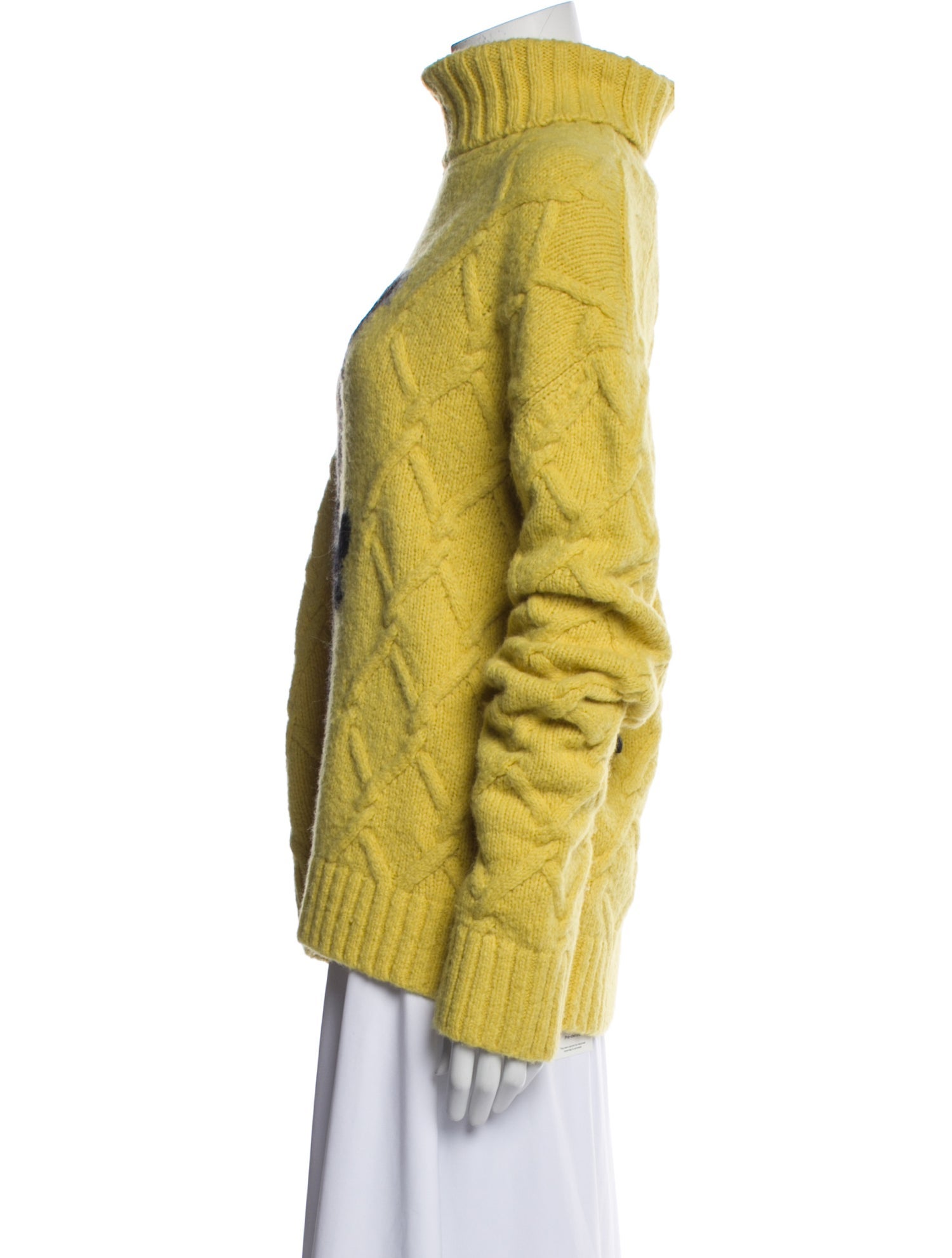 Bernadette Printed Turtleneck Sweater