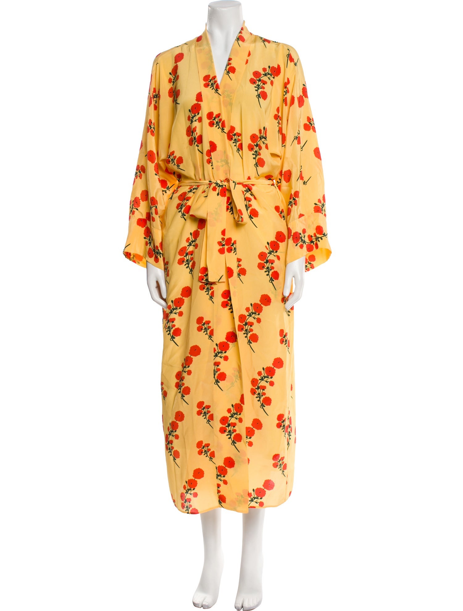 Bernadette Silk Printed Robe