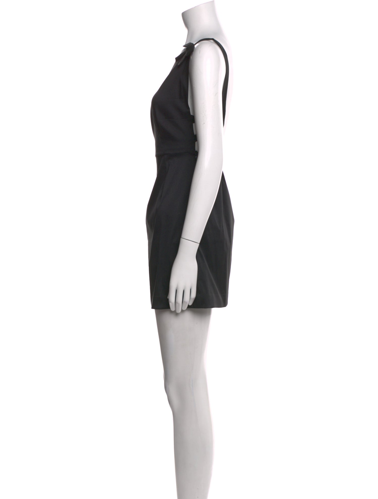 Bernadette Bateau Neckline Mini Dress