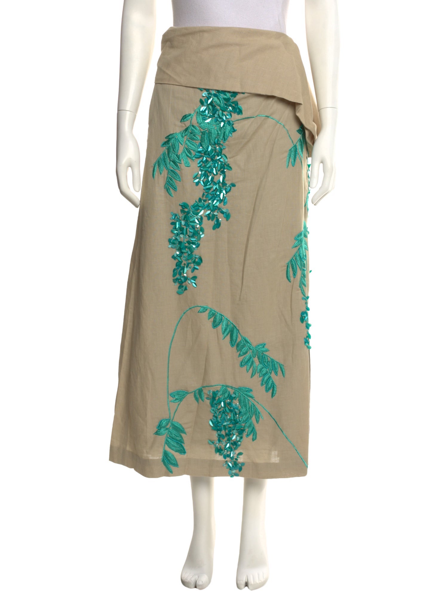 Bernadette Floral Print Midi Length Skirt