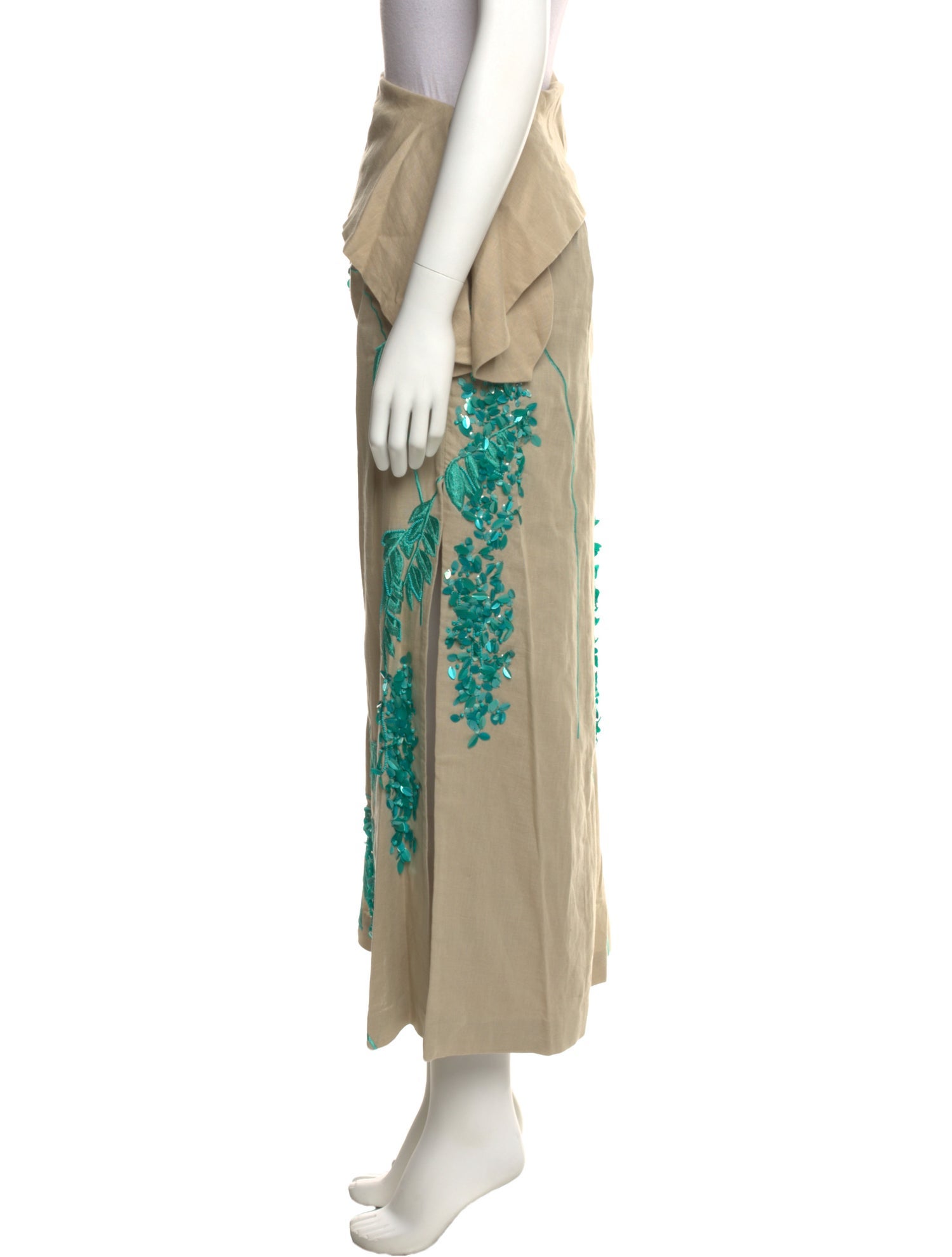 Bernadette Floral Print Midi Length Skirt