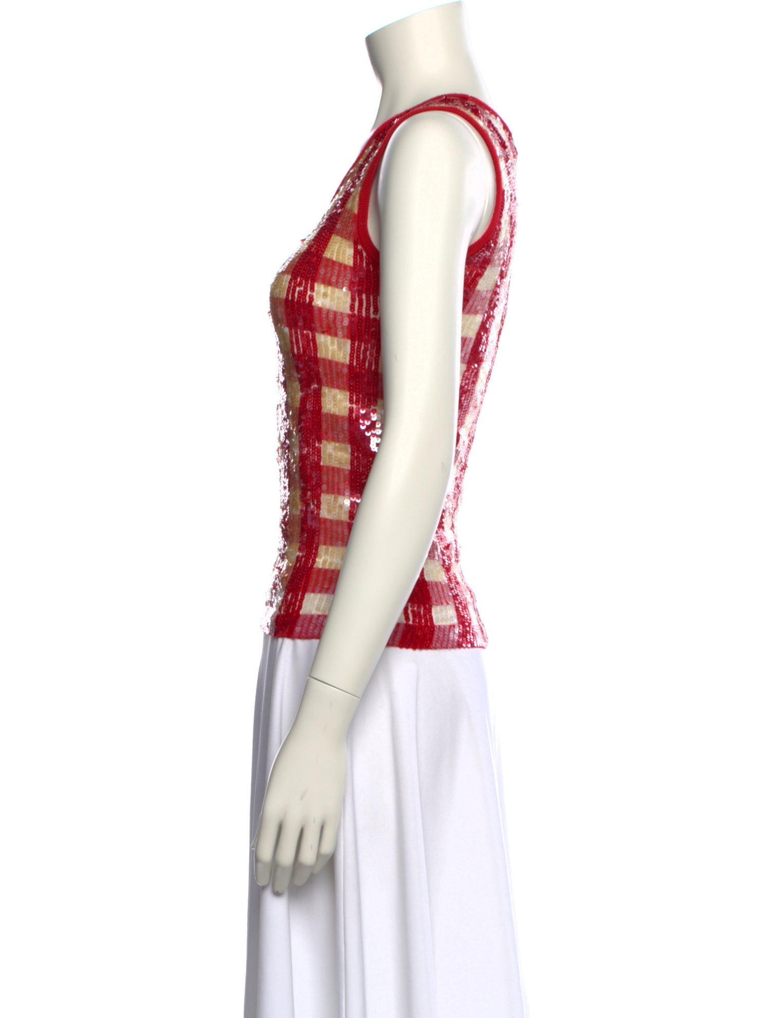 Bernadette Merino Wool Plaid Print Top w/ Tags