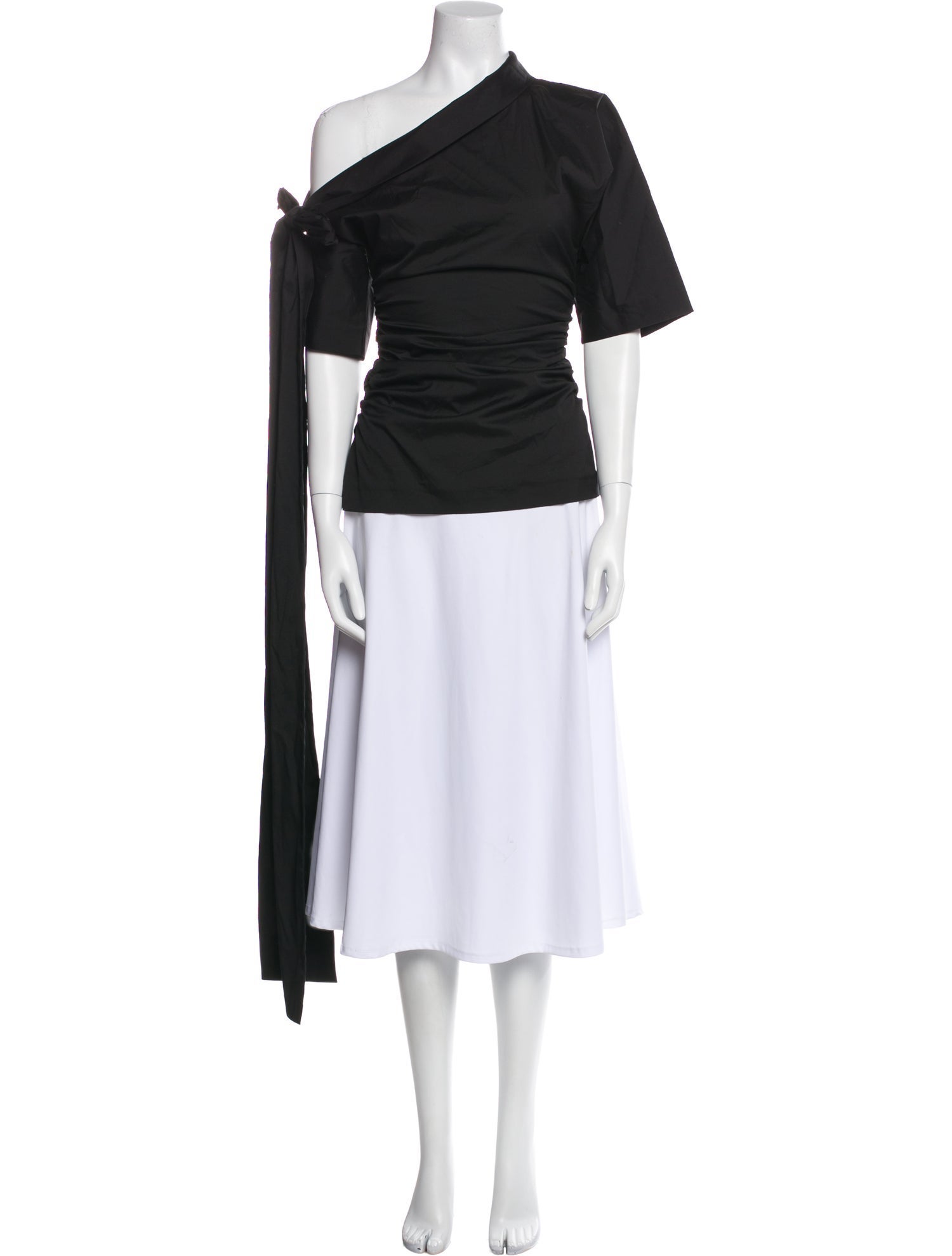 Bernadette One-Shoulder Short Sleeve Top