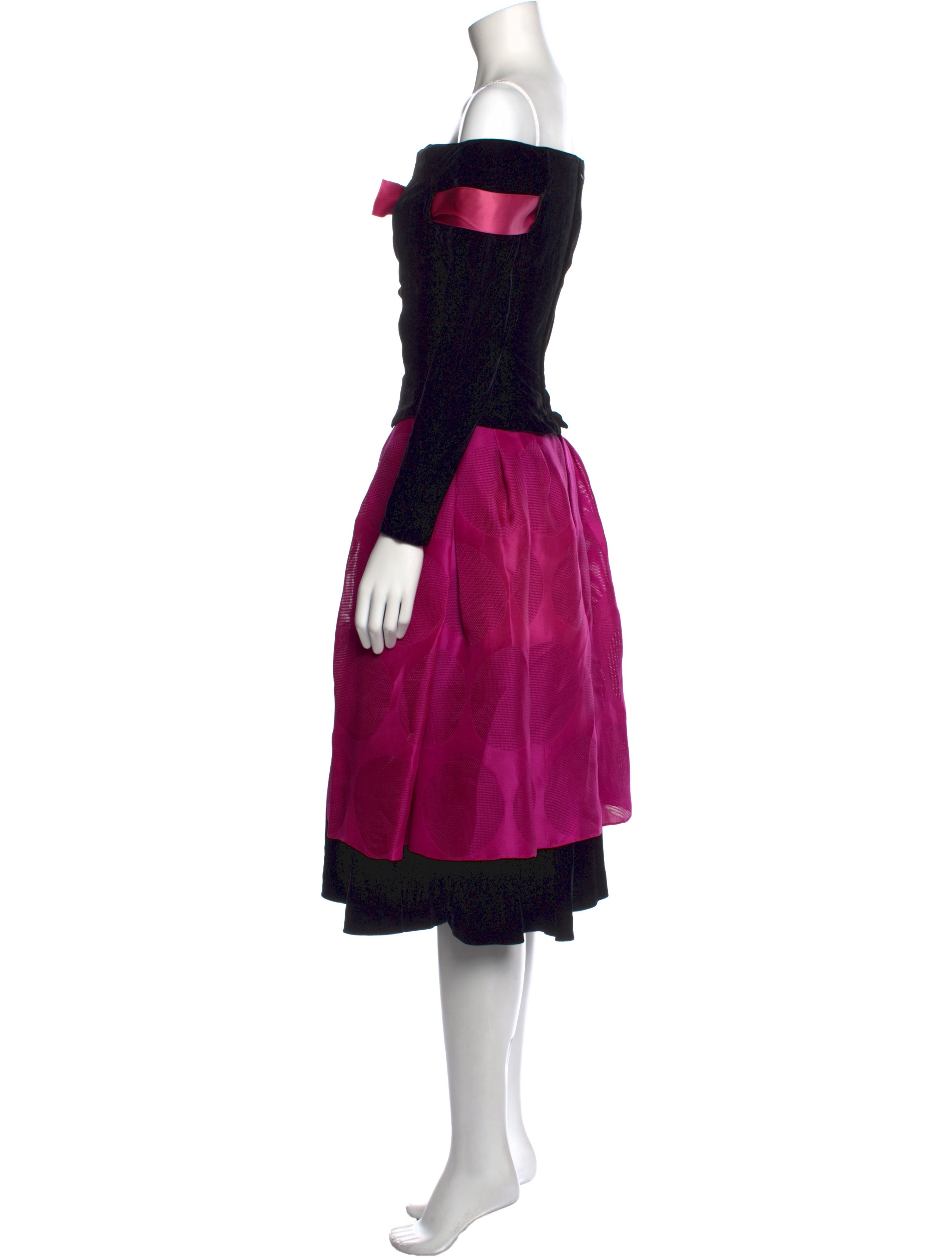 Bernard Perris Vintage Knee-Length Dress