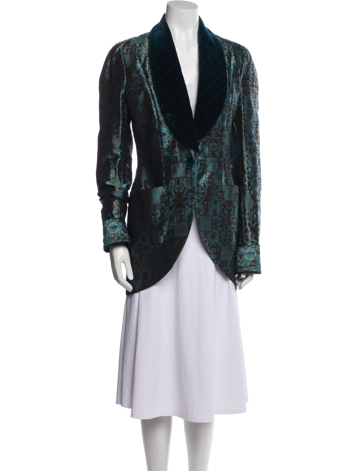 Bernard Perris Printed Evening Jacket