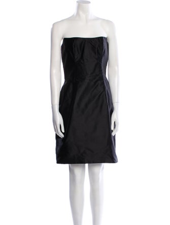 Bernard Perris Strapless Mini Dress