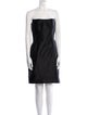 Bernard Perris Strapless Mini Dress