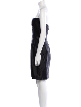 Bernard Perris Strapless Mini Dress