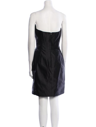 Bernard Perris Strapless Mini Dress