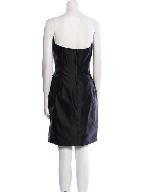 Bernard Perris Strapless Mini Dress