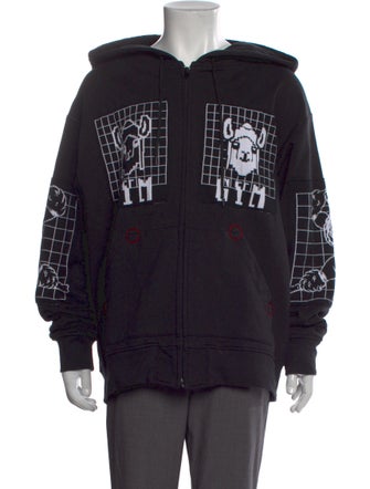 Bernhard Willhelm Graphic Print Crew Neck Cardigan