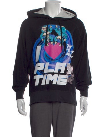 Bernhard Willhelm Sweatshirts & Hoodies Graphic Print Crew Neck Hoodie S