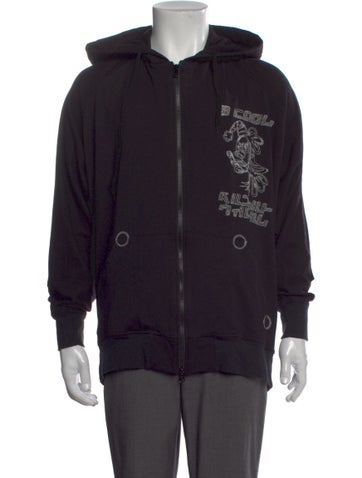 Bernhard Willhelm Sweaters Graphic Print Crew Neck Cardigan S