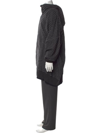 Bernhard Willhelm Striped Turtleneck Hoodie
