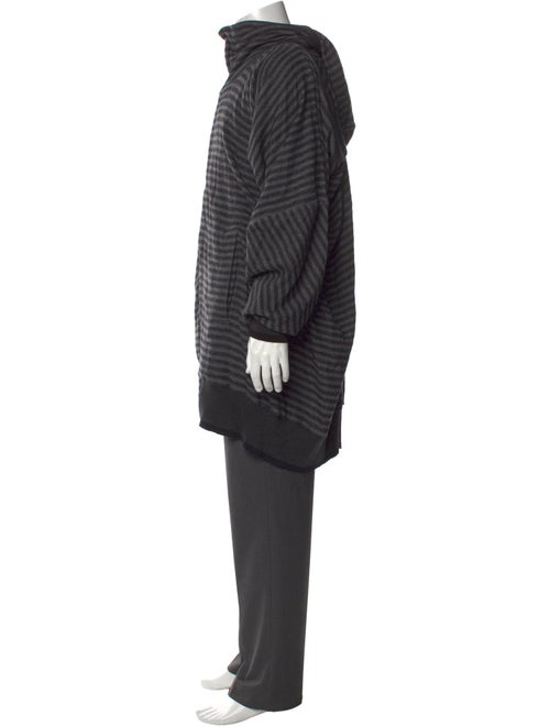 Bernhard Willhelm Striped Turtleneck Hoodie