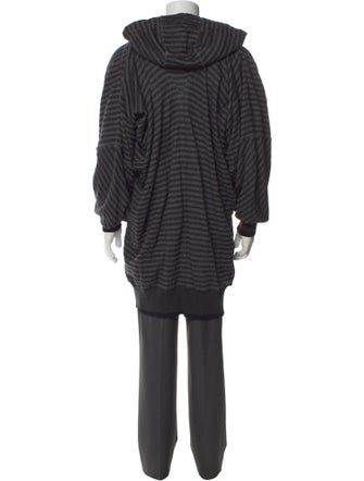Bernhard Willhelm Striped Turtleneck Hoodie