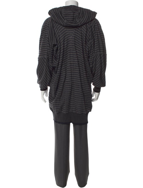Bernhard Willhelm Striped Turtleneck Hoodie