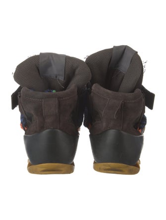 Bernhard Willhelm Canvas Printed Hiking Boots