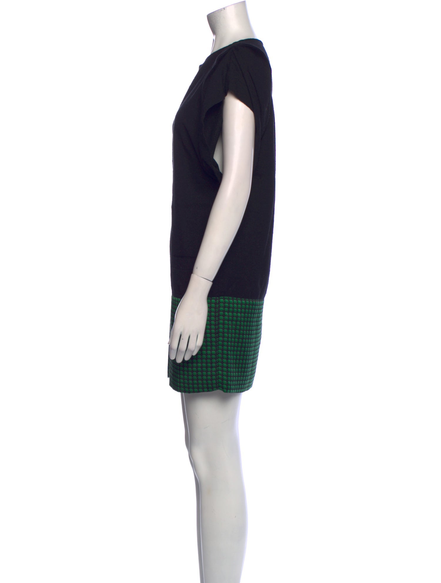 Bernhard Willhelm Bateau Neckline Mini Dress