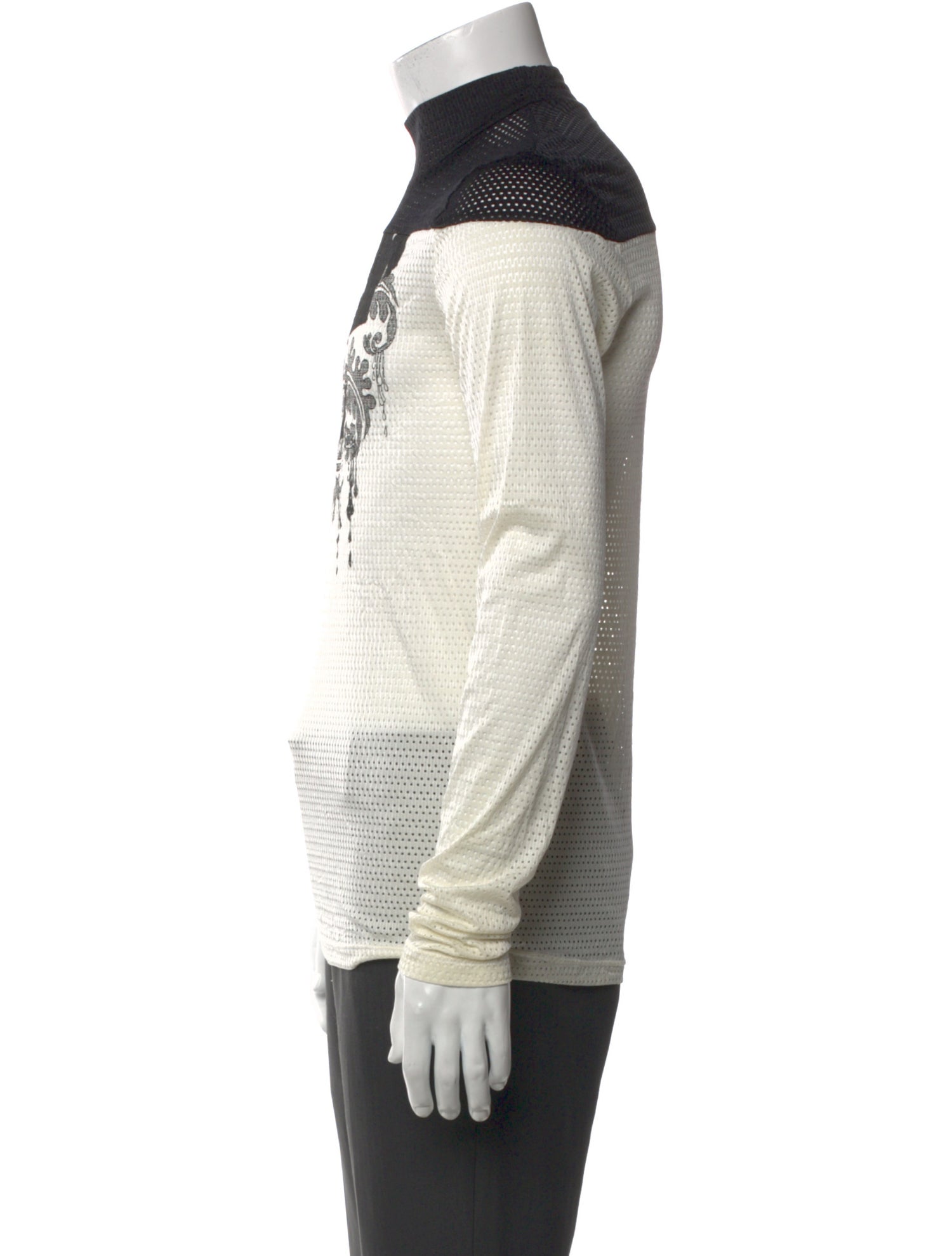 Bernhard Willhelm Graphic Print Mock Neck T-Shirt