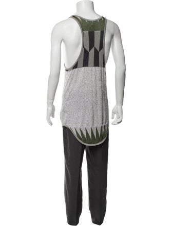 Bernhard Willhelm Printed Scoop Neck Tank