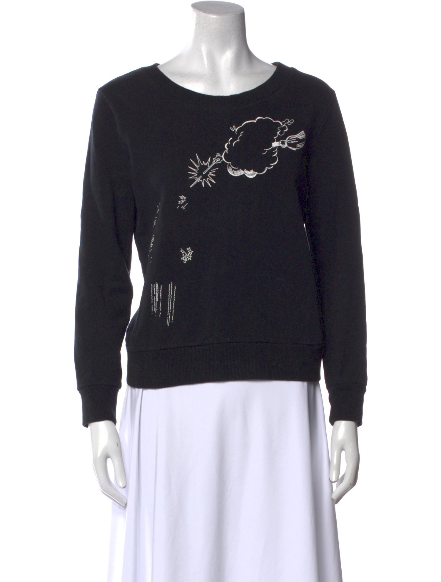 Bernhard Willhelm Graphic Print Crew Neck Sweatshirt