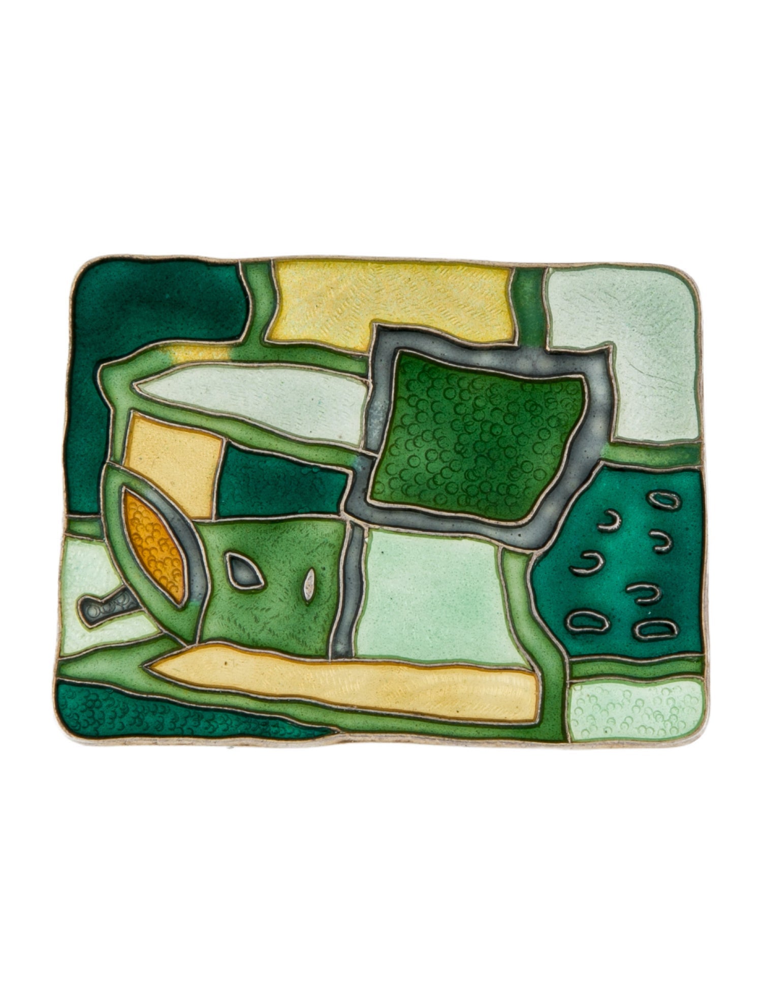 David Andersen Enamel Four Seasons Brooch