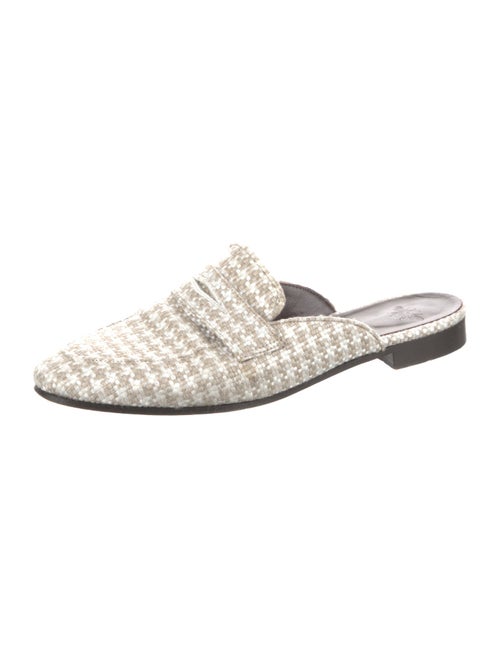 Bougeotte Houndstooth Print Mules