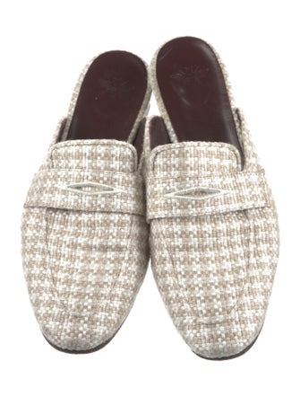 Bougeotte Houndstooth Print Mules