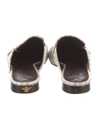 Bougeotte Houndstooth Print Mules