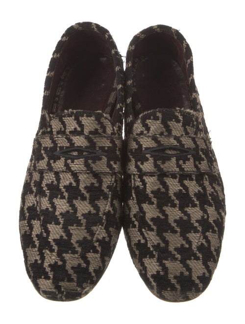 Bougeotte Houndstooth Print Loafers