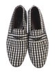 Bougeotte Canvas Plaid Print Loafers
