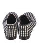 Bougeotte Canvas Plaid Print Loafers