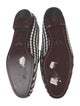 Bougeotte Canvas Plaid Print Loafers
