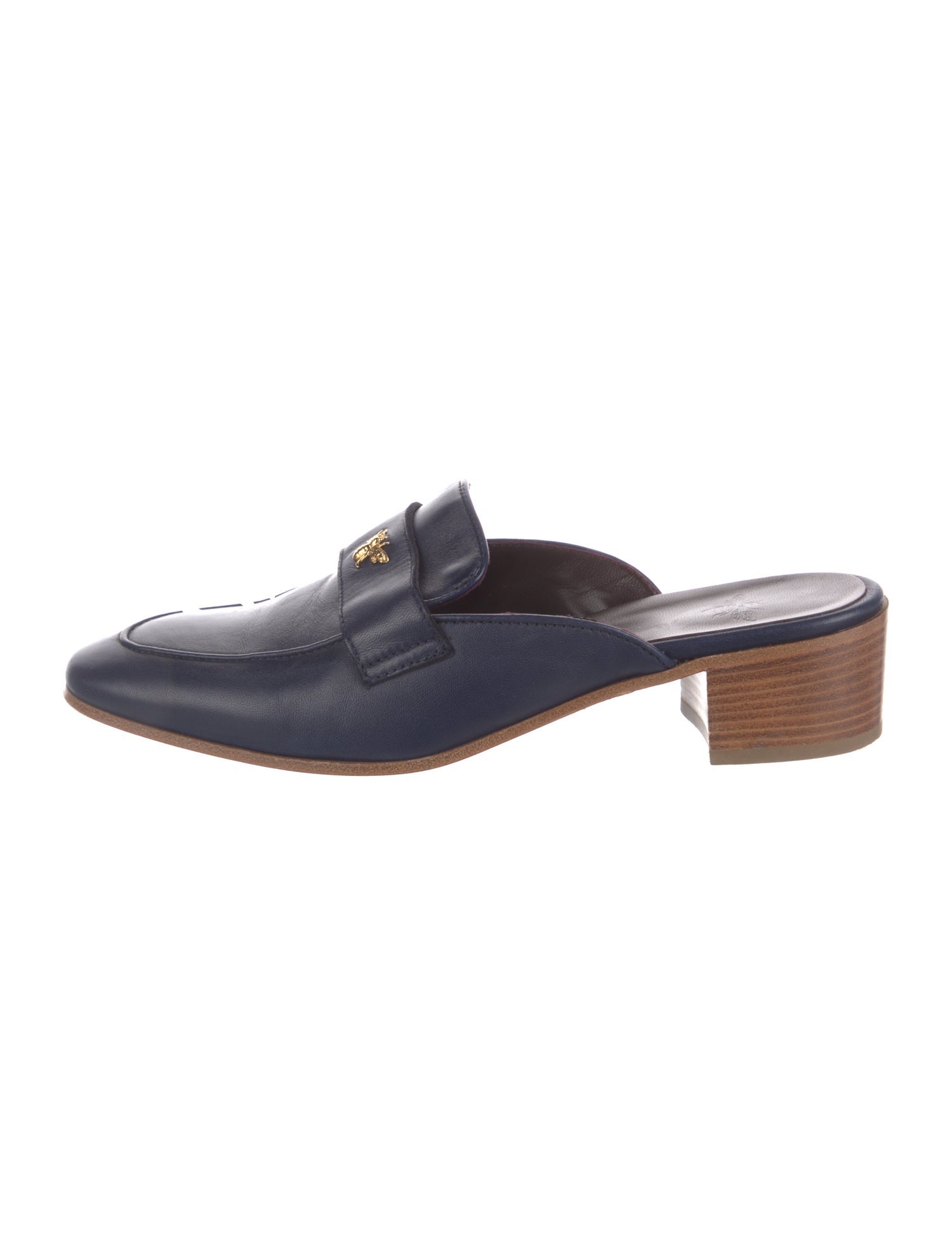 Bougeotte Bee Accent Leather Mules