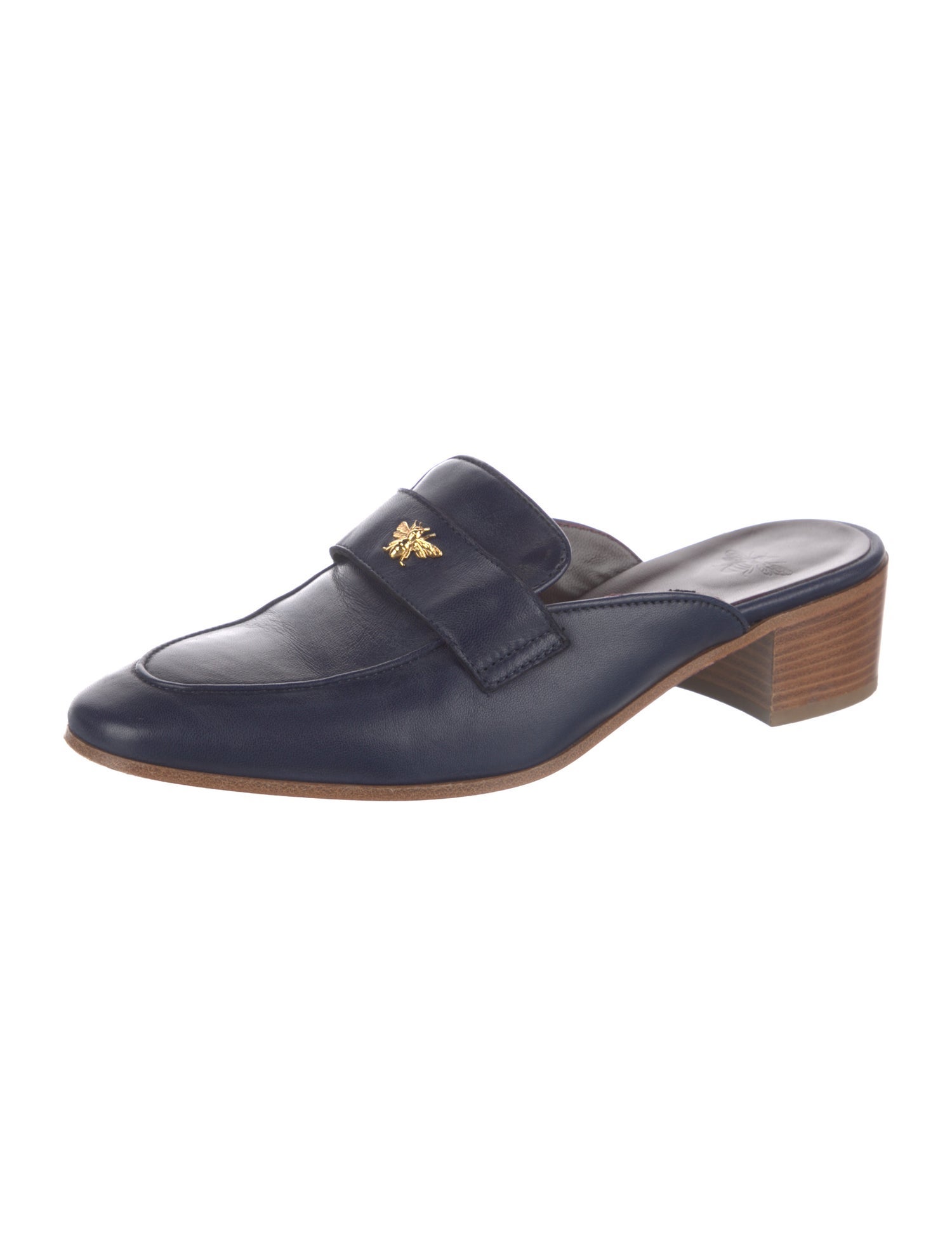 Bougeotte Bee Accent Leather Mules