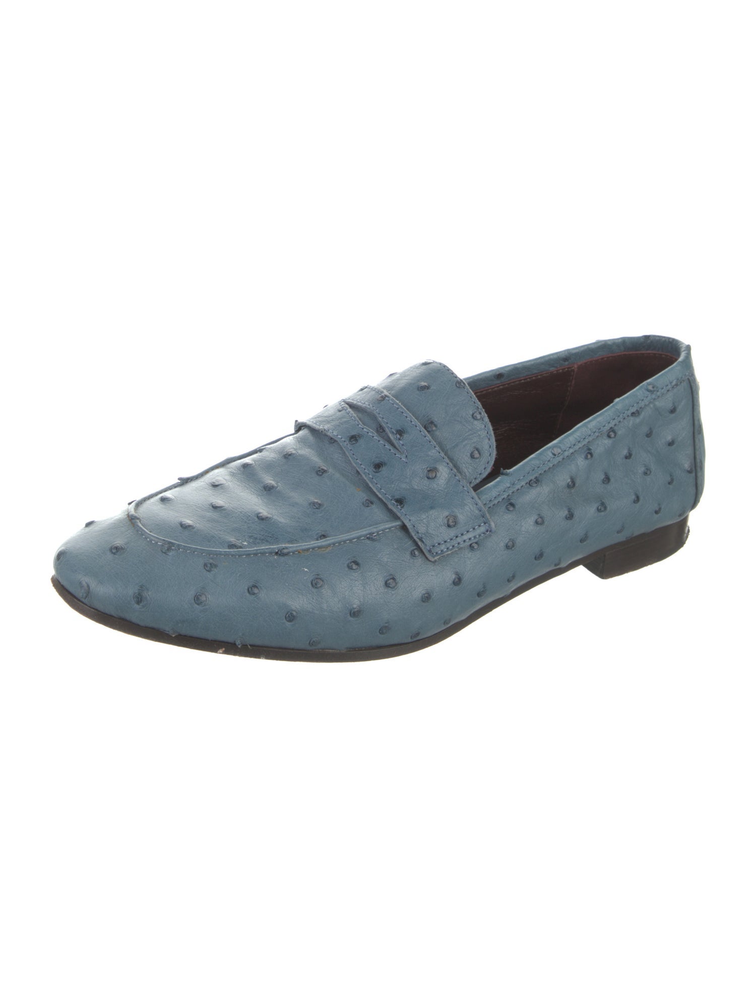 Bougeotte Ostrich Loafers