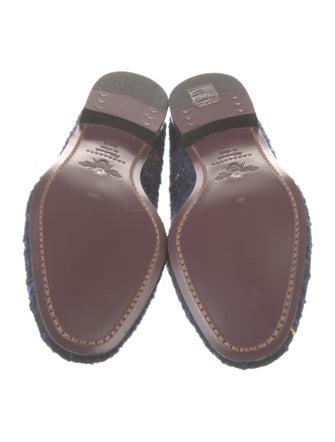 Bougeotte Tweed Tweed Pattern Loafers