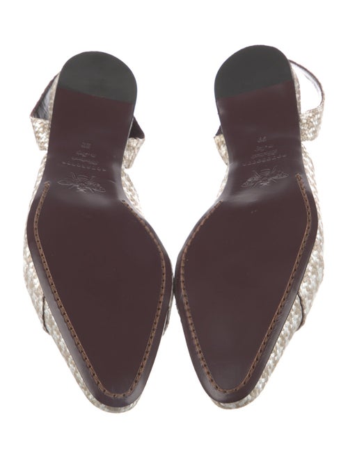 Bougeotte Bee Accent Printed Slingback Flats