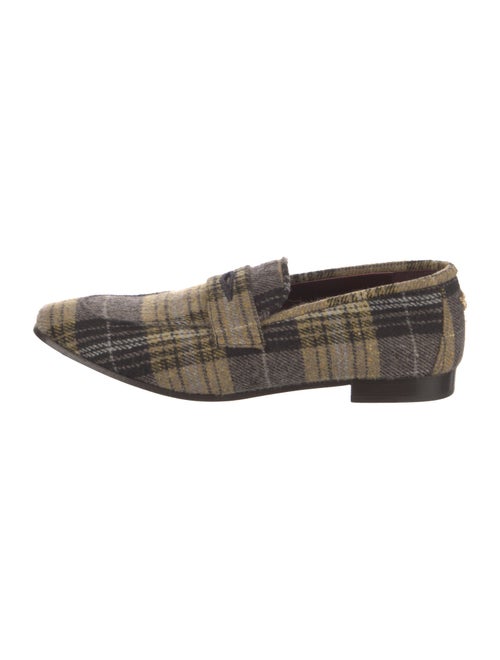 Bougeotte Tweed Printed Loafers
