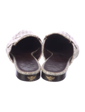 Bougeotte Tweed Pattern Mules