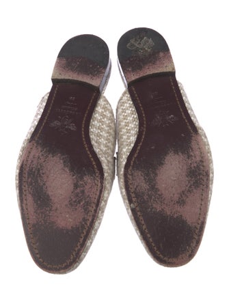 Bougeotte Tweed Pattern Mules