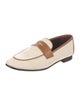 Bougeotte Canvas Colorblock Pattern Loafers