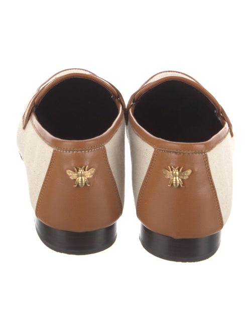 Bougeotte Canvas Colorblock Pattern Loafers