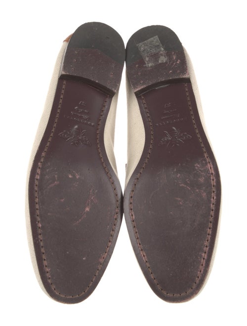Bougeotte Canvas Colorblock Pattern Loafers