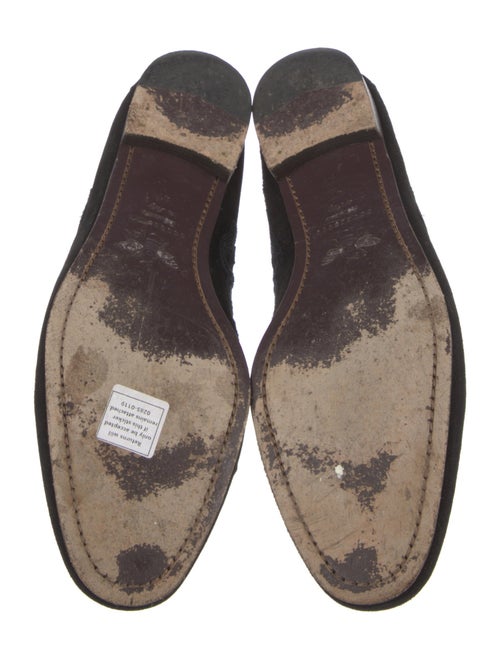 Bougeotte Suede Studded Accents Loafers