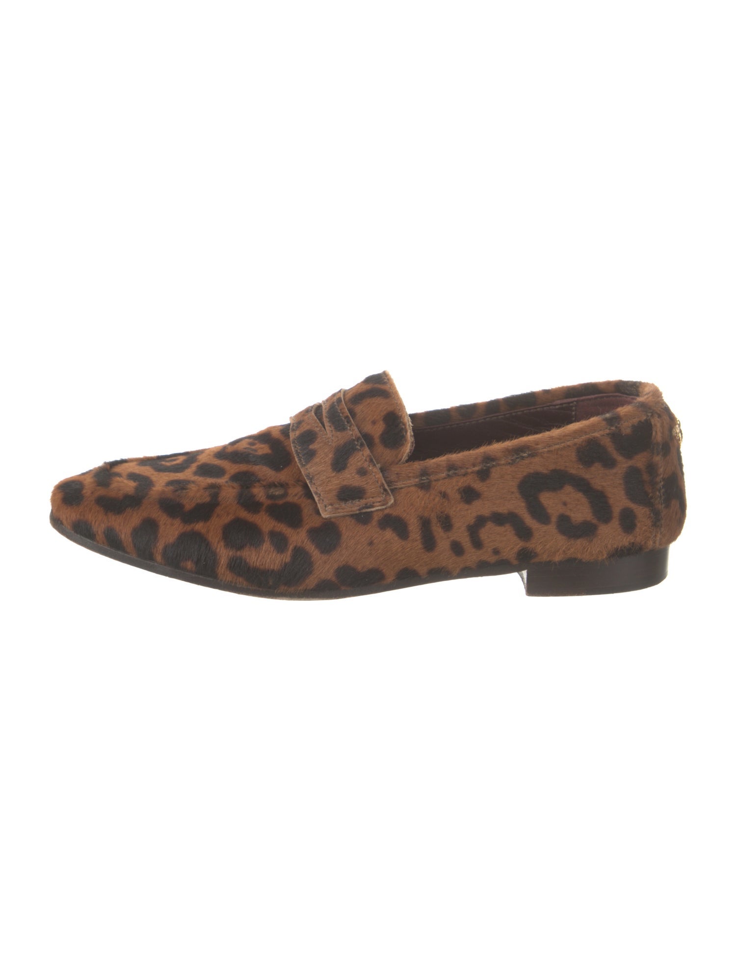 Bougeotte Ponyhair Animal Print Loafers